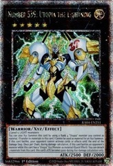 Number S39: Utopia the Lightning - RA04-EN251 - Quarter Century Secret Rare - 1st Edition